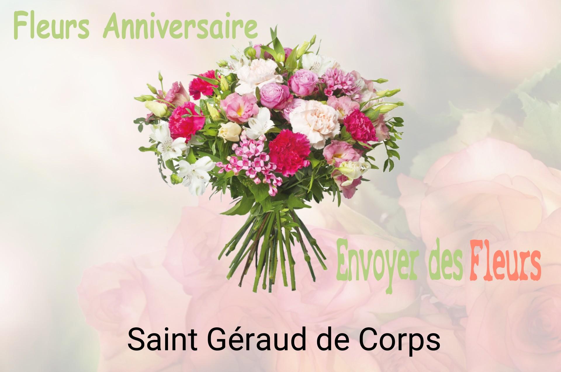 Bouquet de fleurs d’anniversaire livré à Saint-Géraud-de-Corps