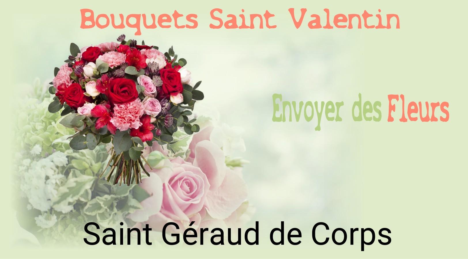 Roses de Saint-Valentin livrées à Saint-Géraud-de-Corps